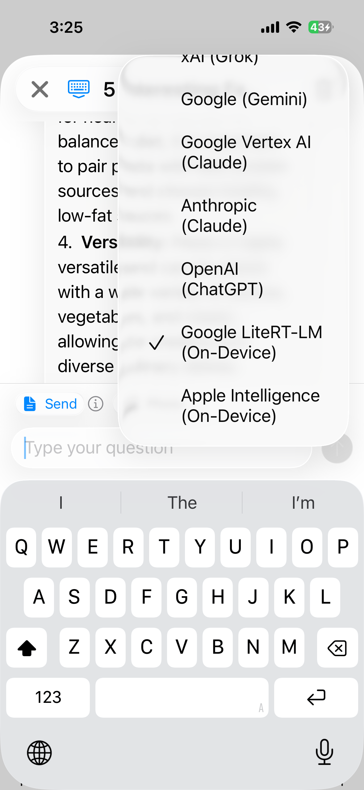 AskNote chat with cloud AI